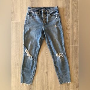 Lucky Brand high rise crop jeans
